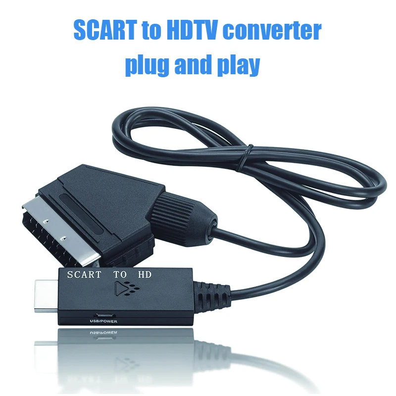 Scart To Hdmi - SCART to HDMI‑Compatible Converter 1080P 720P
